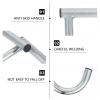 Sosoport Steel Training Band Handles, 2-Piece Set for Cable Pulley Strength Training view 3