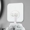 No Damage Wall Hooks, Strong Adhesive, Transparent | 8 Pack view 3