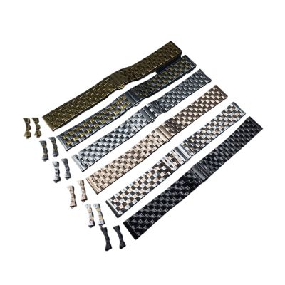 24 mm 23 mm 22 mm 21 mm 20 mm 19 mm 18 mm 16 mm 14 mm 14 mm 12 mm Premium Solid Stainless Steel Watch Band, Curved End