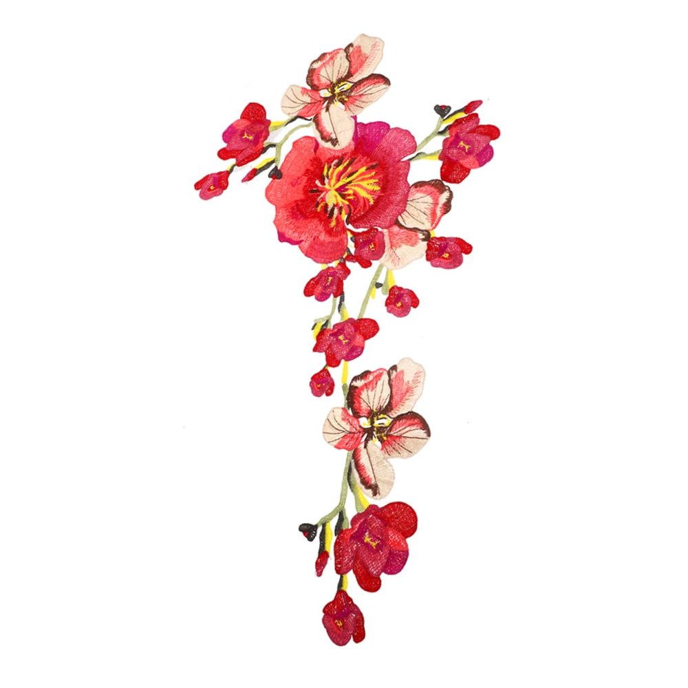 DOITOOL Colorful Flower Cheongsam Patches