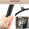 Aerial Rigging Iron Hoop Set for Kids and Adults, 85 cm Black view 2