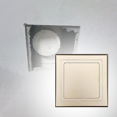 Small Self-Adhesive Access Panel for Drywall, Gold, 200 x 250 mm