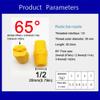 10-Pack Flat Fan Spray Nozzles, 65°–110°, Plastic, 1/8"–1/2" view 2