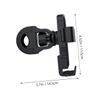 Cabilock Black ABS Phone Holder for 20–30 mm Motorcycle Handlebars view 2
