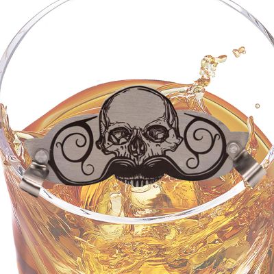 Decorative Skull-Design Moustache Guard