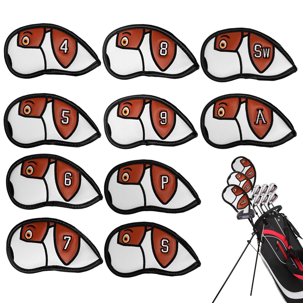 Golf Club Iron Headcovers, Putter Protection Cover