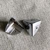 Metal Iron Corner Brackets, Sturdy Three-Sided Sector Guards for Wood Furniture and DIY Projects view 2