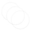 CHILDWEET 3-Pack Transparent Round Acrylic Discs, High Transparency for Crafts, Decorations, and Picture Frames view 1