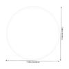 CHILDWEET 3-Pack Transparent Round Acrylic Discs, High Transparency for Crafts, Decorations, and Picture Frames view 2