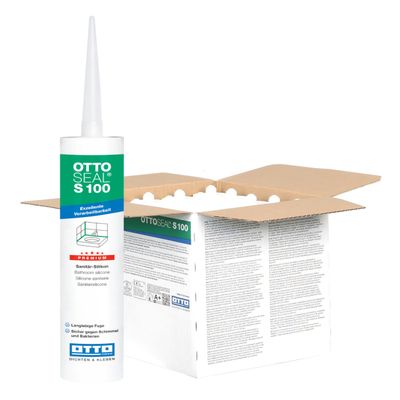 20 x OTTOSEAL S 100 300 ml Matte Bahama Beige Premium Sanitary Silicone