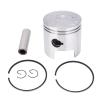 71 mm Outboard Piston Set 12110-96353-050, Metal Alloy Replacement for 2-Stroke DT20/DT25/DT30, 1986 and Later view 4