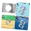Stainless Steel Door Knob Repair Plate for Reinforcing Damaged Doors view 3