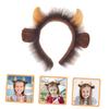 OATIPHO Horn Headpiece Headband with Bull Ear Design for Parties and Halloween view 3