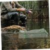 Toddmomy Foldable Fishing Net, Large-Capacity Portable Nylon Net with Drawstring for Ponds and Lakes view 4
