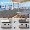 QSZTJJ Balcony Privacy Screen, Windbreak, Waterproof, UV Protection, 1.2 x 6 m, Red view 2