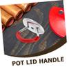 Zerodeko Stainless Steel and Plastic Pot Lid Handle view 4