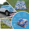 Blue Military Camouflage Net 2 x 2 m (6.5 x 6.5 ft) for Patios, Garden Parties, Bars, Hunting, or Decoration view 2