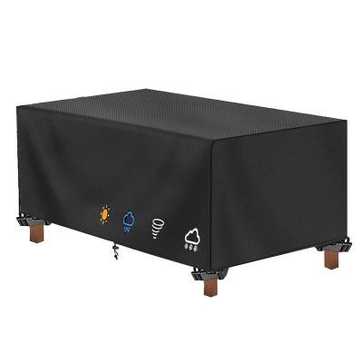 IUCUHE Winter-Resistant Garden Furniture Cover 240 x 160 x 75 cm, Waterproof 600D Oxford Fabric