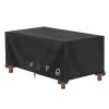 IUCUHE Winter-Resistant Garden Furniture Cover 240 x 160 x 75 cm, Waterproof 600D Oxford Fabric view 1
