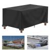 IUCUHE Winter-Resistant Garden Furniture Cover 240 x 160 x 75 cm, Waterproof 600D Oxford Fabric view 3