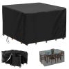 210 x 170 x 60 cm Rectangular Patio Furniture Cover, 420D Oxford Fabric view 1