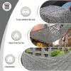 Military Camouflage Net, Gray, 3 x 8 m (9.8 x 26.2 ft) for Patios, Garden Parties, Bars, Hunting, or Decoration view 2
