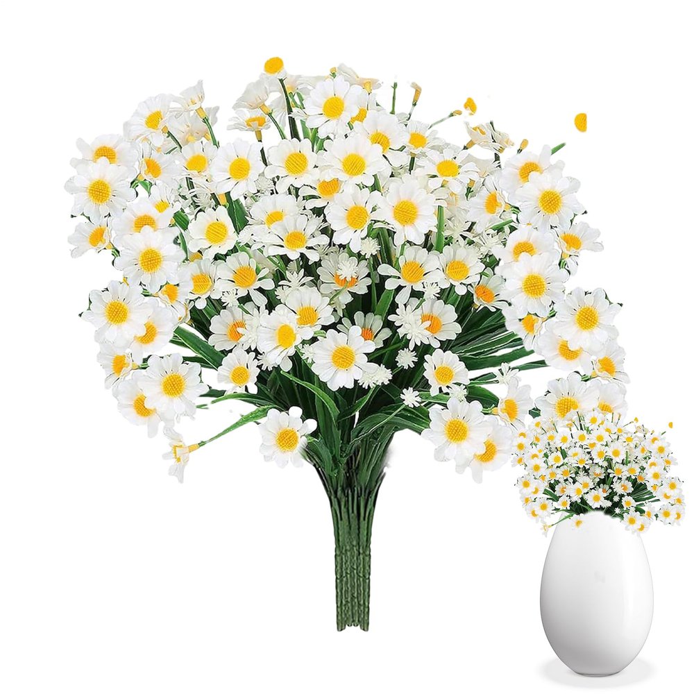 Artificial Daisy Flowers | UV-Resistant Decor