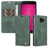 Belzsxy Flip Wallet Case for Samsung Galaxy J4/J4 (2018), Premium PU Leather, Green view 1