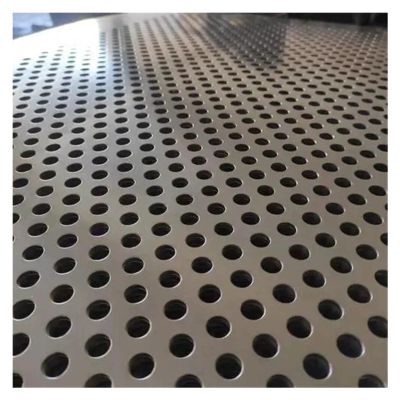 DTVEW Stainless Steel Perforated Sheet, Multi-Purpose Panel, 0.8 mm Thick, for Railings, Plant Stands, Storage and Farm Security Partitions (20 in x 3 ft / 0.51 x 1 m)