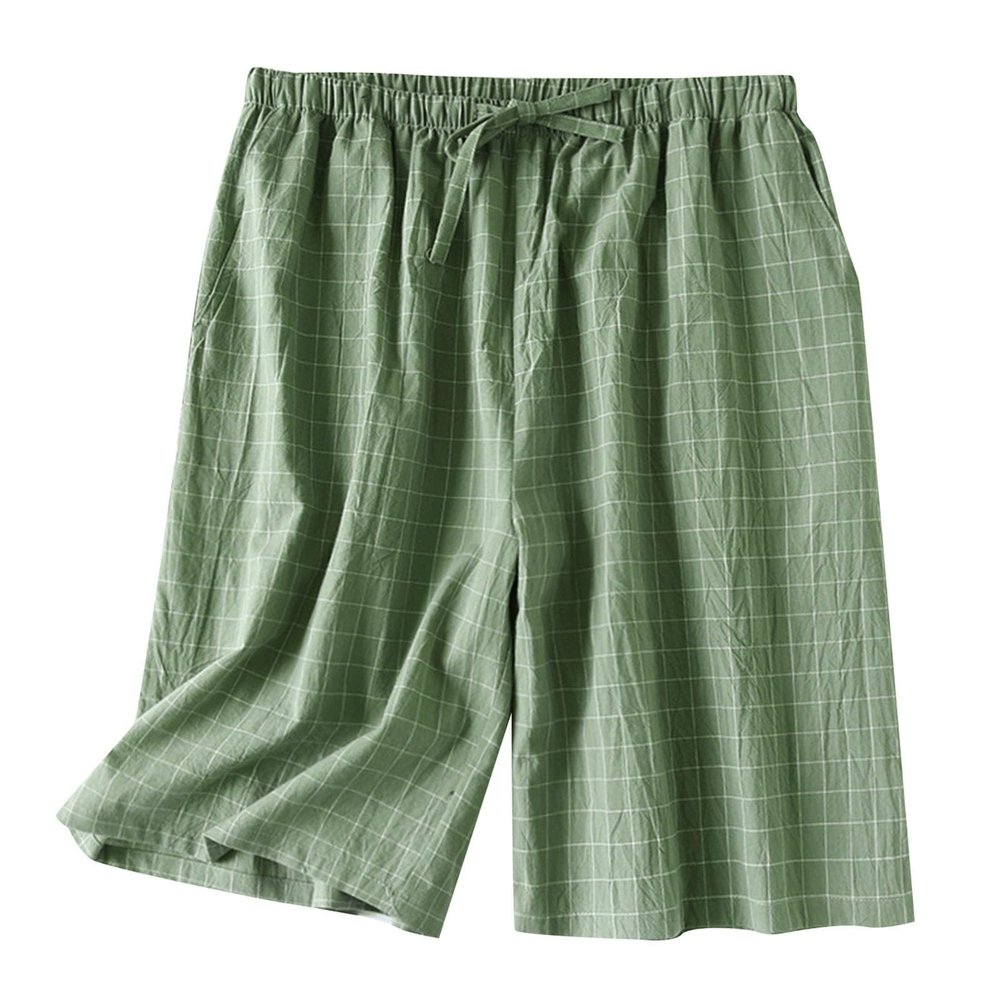 Foweknow Men's Lightweight Breathable Pajama Shorts