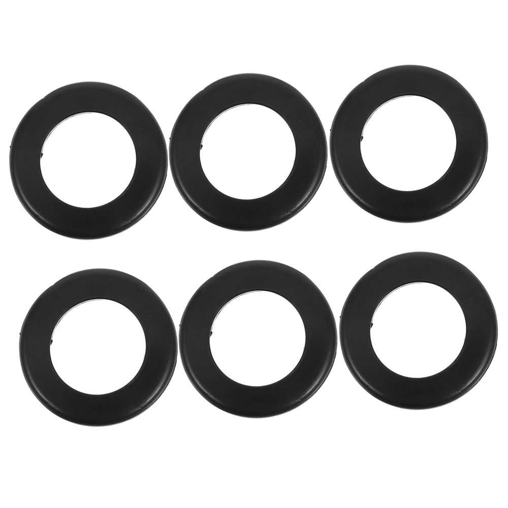 SEWOART 6-Piece Rubber Grommets for Cable Routing and Protection, Rubber Washers for Cable Management and Hole Covering