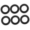 SEWOART 6-Piece Rubber Grommets for Cable Routing and Protection, Rubber Washers for Cable Management and Hole Covering view 1