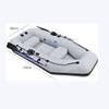 KANBUN Inflatable Rubber Kayak with Aluminum Paddle, Thickened White Fishing Kayak view 4