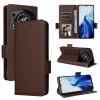 XFDSFDL Case for Cubot A30 (6.75 in), PU Leather Flip Wallet Cover, Litchi Pattern, Stand, Magnetic Closure, Coffee view 2
