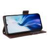XFDSFDL Case for Cubot A30 (6.75 in), PU Leather Flip Wallet Cover, Litchi Pattern, Stand, Magnetic Closure, Coffee view 3