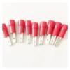 UYCUODLUY 100-Piece 2.8 mm Red Insulated Male Crimp Terminals view 2