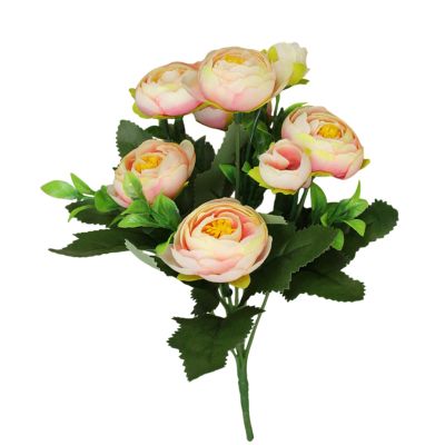 Realistic Artificial Camellia Bouquet