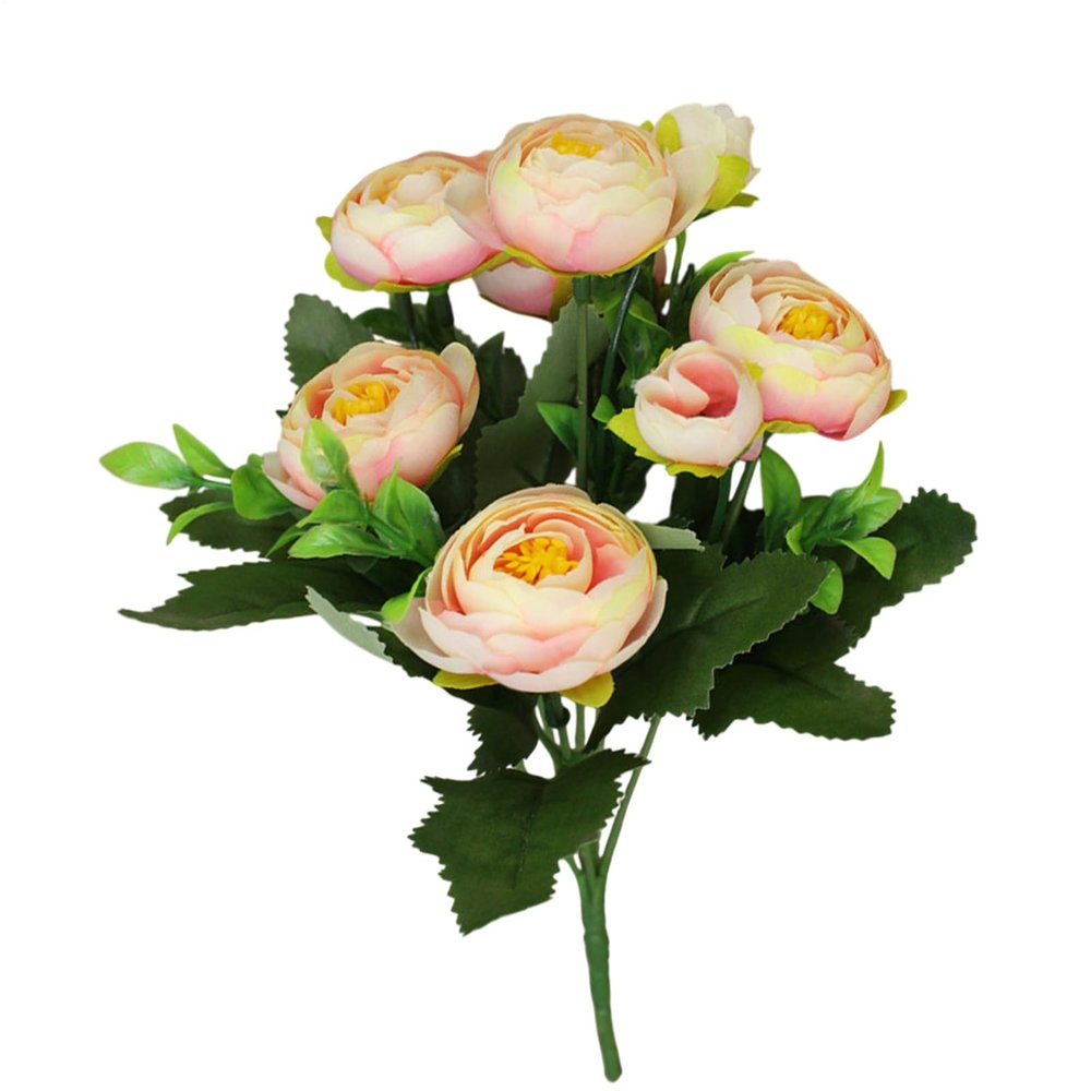 Realistic Artificial Camellia Bouquet
