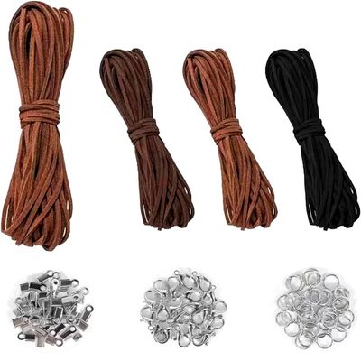Leather Cord for Jewelry, 20 Colors 10M x 3mm