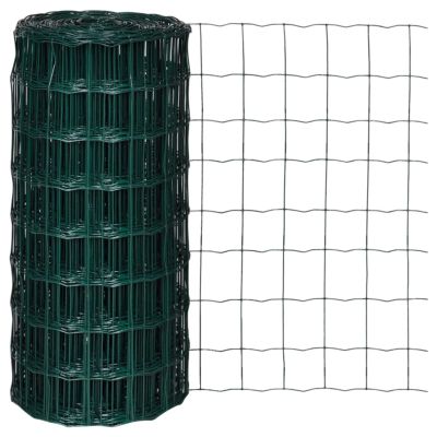Snsowed Garden Chain-Link Fence, 10 x 0.8 m, 100 x 100 mm Mesh