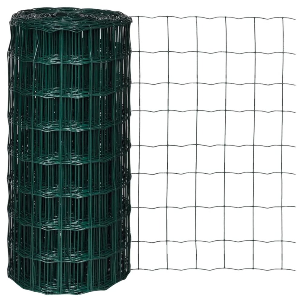 Snsowed Garden Chain-Link Fence, 10 x 0.8 m, 100 x 100 mm Mesh