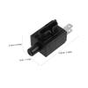 DECHOUS Riding Lawn Mower Seat Switch, Universal Durable Hard Plastic Switch for Easy Installation and Replacement, Immediate Power Interruption When Leaving view 2