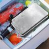 Stainless Steel Ice Cube Tray, Reusable Steel Cold Packs for Food & view 3