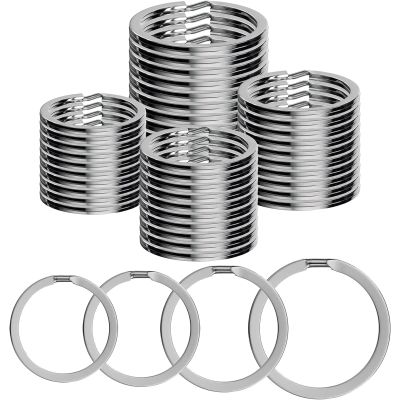 40 Stainless Steel Key Rings