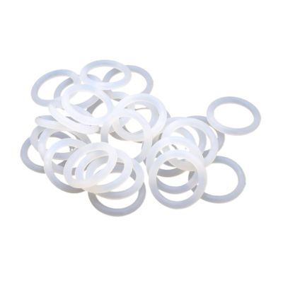 10/50 pcs VMQ Silicone O-Ring Seals, 3 mm Cross-Section, 10–150 mm OD, Food-Grade, High-Temperature, White (50 pcs, OD 19 mm, ID 13 mm, CS 3.0 mm)