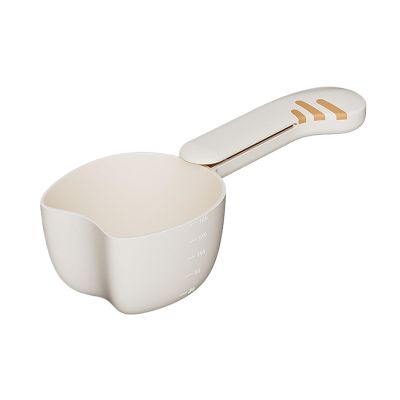 Pet Food Scoop - Cat-Shaped Dry Food Measuring Spoon with Bag Clip