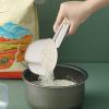 Pet Food Scoop - Cat-Shaped Dry Food Measuring Spoon with Bag Clip view 3