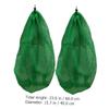 2-Piece Green Nylon Fishing Nets with Drawstrings view 2