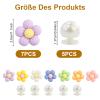 DAVIDJAMESCLARKE 7-Piece Flower Shoe Charms Set view 2