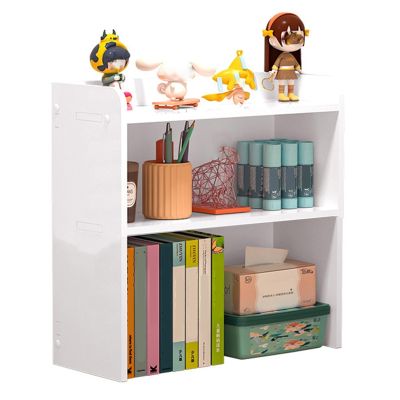 XDCXYD Multi-Tier Desktop Shelf for Books and Displays, 40 × 16 × 40 cm